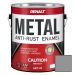 Эмаль универсальная Denalt Metall Anti-Rust Enamel 2 in1 Liquid High Closs Plastic Art-01 Жидкий пластик глянцевая алюминий-металлик 3,78 л