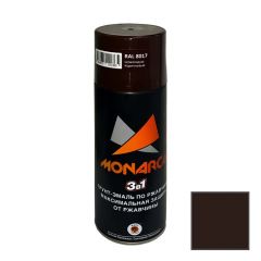 Грунт-эмаль по ржавчине Monarca (Eastbrand) аэрозольная 3в1 шоколадно-коричневый (88017) 520 мл