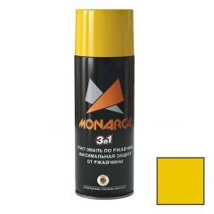 Грунт-эмаль по ржавчине Monarca (Eastbrand) аэрозольная 3в1 рапсовый желтый (81021) 520 мл