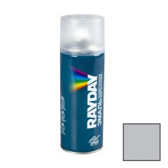 Эмаль аэрозольная универсальная акриловая RayDay (Рейдей) металлик серебро (RD-018) 520 мл