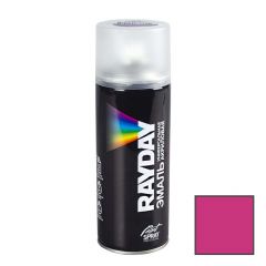 Эмаль аэрозольная универсальная RayDay (Рейдей) полуматовая RAL 4010 фуксия (RD-076) 520 мл