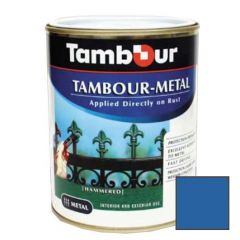 Эмаль-грунт по ржавчине Tambour Metal гладкая глянцевая синяя (543-149) 0,75 л