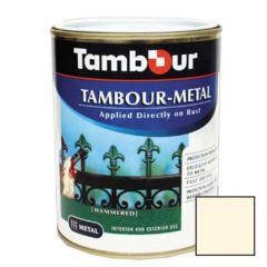 Эмаль-грунт по ржавчине Tambour Metal гладкая глянцевая кремовая (543-122) 0,75 л