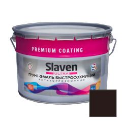 Грунт-эмаль Slaven (Славен) Ultra 4в1 быстросохнущий антикоррозионный RAL 5008 12 кг