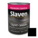 Грунт-эмаль алкидный Slaven 3в1 быстросохнущий антикоррозийный черный 1,1 кг