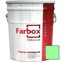 Эмаль универсальная алкидная Farbox Professional глянцевая салатовая 20 кг