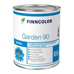 Эмаль алкидная Finncolor Garden 90 универсальная глянцевая база C 0,9 л