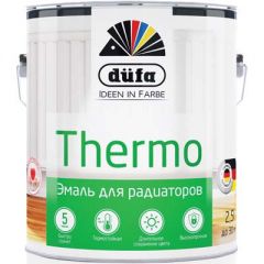 Эмаль Dufa Thermo для радиаторов отопления белая 0,75 л