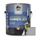 Эмаль по ржавчине 3-в-1 Dufa Premium Hammerlack Glatt гладкая глянцевая Серебристая RAL-9006 2,5 л
