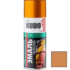 Эмаль аэрозольная универсальная Kudo Arte Feflective Finish KU-1028 металлик золото 520 мл