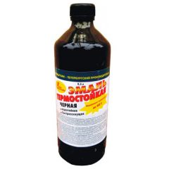 Эмаль термостойкая Новбытхим (Newchem) Черная 0,5 л
