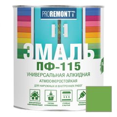 Эмаль Proremontt ПФ-115 универсальная салатовая 0,9 кг