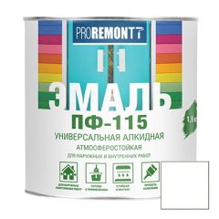 Эмаль Proremontt ПФ-115 универсальная белая матовая 1,9 кг