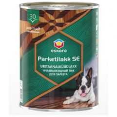 Лак Eskaro для пола Parketilakk SE 30 алкидно-уретановый полуматовый бесцветный 2,5 л