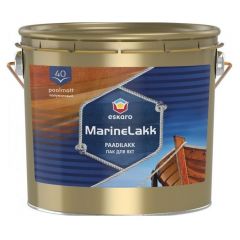 Лак Eskaro яхтный Marine lakk 40 алкидно-уретановый полуматовый бесцветный 2,4 л