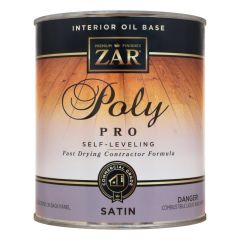 Лак Zar полиуретановый Interior Oil Base Poly Pro Satin полуматовый 3,78 л
