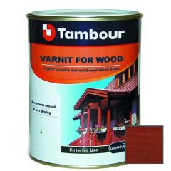 Tambour Varnit For Wood Лак для дерева шелковисто-матовый махагон (485-033) 0,75 кг