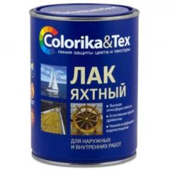 Лак Colorika and Tex яхтный матовый 0,8 л