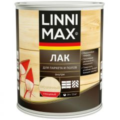 Лак Linnimax алкидно-уретановый для паркета и полов глянцевый 9 л