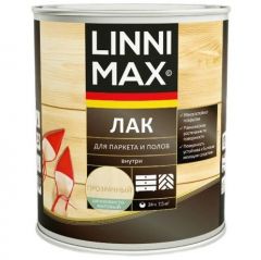 Лак Linnimax алкидно-уретановый для паркета и полов матовый 9 л