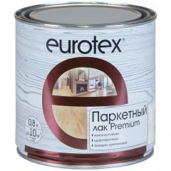 Лак Eurotex Premium паркетный алкидно-уретановый глянцевый бесцветный 0,8 л