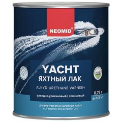 Лак Neomid Yacht Alkyd-Urethan Varnish яхтный алкидно-уретановый глянцевый 0,75 л
