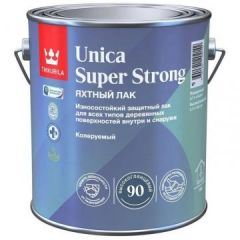 Лак яхтный Tikkurila Unica Super Strong EP 90 глянцевый 0,9 л