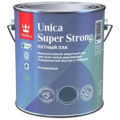 Лак яхтный Tikkurila Unica Super Strong EP 60 полуглянцевый 0,9 л