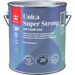 Лак яхтный Tikkurila Unica Super Strong EP 20 полуматовый 2,7 л