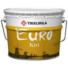 Лак паркетный Tikkurila Euro Kiri полуматовый 9 л