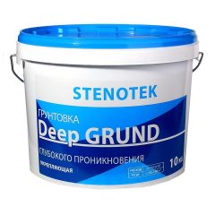 Грунтовка Stenotek Deep Grund глубокого проникновения 10 кг