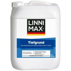 Грунтовка Linnimax глубокого проникновения водно-дисперсионная TiefGrund (ТифГрунд) 10 л