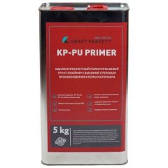Грунтовка Kraft для укладки пола KP-PU Primer (красная банка) 5 кг