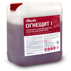 Огнещит-I усиленное огнебиозащитное средство для древесины Slavia 10 кг