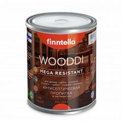 Антисептическая пропитка акрилатно-алкидная по дереву Finntella Wooddi Mega Resistant база EC 2,7 л