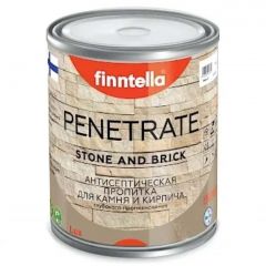 Антисептическая пропитка акрилатно-алкидная для камня и кирпича Finntella Penetrate Lux Stone and Brick база EC 0,9 л