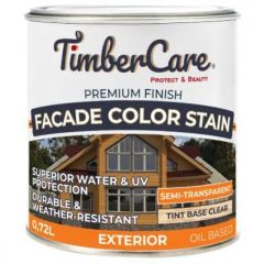 Пропитка колеруемая суперстойкая для наружных деревянных поверхностей TimberCare Facade Color Stain полуматовый полупрозрачный (350057) 0,72 л