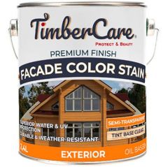 Пропитка колеруемая суперстойкая для наружных деревянных поверхностей TimberCare Facade Color Stain полуматовый полупрозрачный (350058) 2,4 л
