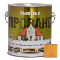 Лессирующий антисептик для древесины Акватекс Прованс Калужница 2,5 л