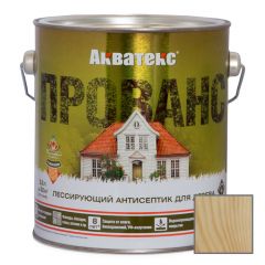 Лессирующий антисептик для древесины Акватекс Прованс Бесцветный 2,5 л