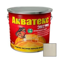 Защитно-декоративное покрытие Акватекс (Aquateks) Экстра для древесины Ваниль 3 л