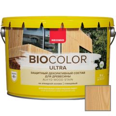 Защитно декоративный состав для древесины на алкидной основе Neomid Bio Color Ultra Бесцветный 9 л