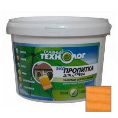 Пропитка декоративная для защиты древесины латекс-акрилатная Главный Технолог (Chief Technologist) Эко бук 10 кг