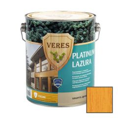Декоративная пропитка для дерева Veres (Верес) Platinum Lazura 2 Сосна бархатисто-матовая 2,7 л