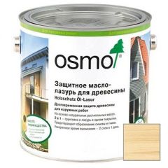 Защитное масло-лазурь для древесины Osmo Holzschutz Ol-Lasur бесцветное (701) 0,75 л