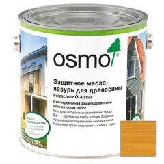 Защитное масло-лазурь для древесины Osmo Holzschutz Ol-Lasur сосна (700) 2,5 л