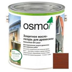 Защитное масло-лазурь для древесины Osmo Holzschutz Ol-Lasur махагон (703) 2,5 л