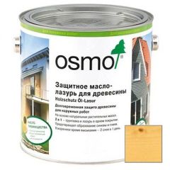 Защитное масло-лазурь для древесины Osmo Holzschutz Ol-Lasur пиния (710) 2,5 л