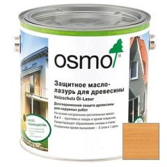 Защитное масло-лазурь для древесины Osmo (Осмо) Holzschutz Ol-Lasur лиственница (702) 0,125 л