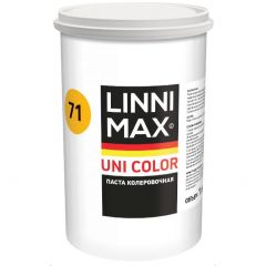 Универсальная пигментная паста для колеровки лакокрасочных материалов Linnimax Uni Color 71 Oxidgelb 1 л